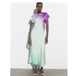 NWT MULTICOLOR ZARA DRESS XL